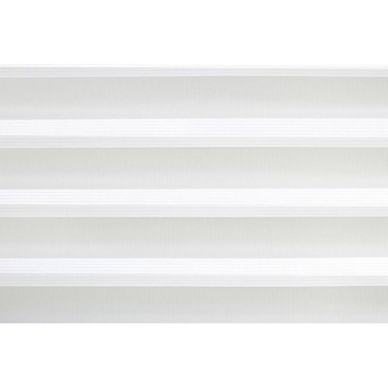 1pc Light Filtering Cordless Zebra Window Shade with Valance White - Lumi Home Furnishings, 4 of 7