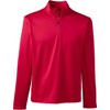 Lands' End Unisex Rapid Dry Quarter Zip Pullover - 2 of 3