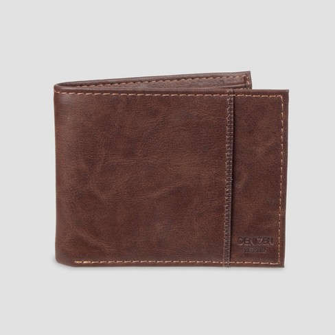 Levi's Men's RFID-Blocking Traveler Bifold Wallet with Interior Zipper
