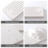 White Diatomite Faucet Mat, 23.6x3.9 Inch Water Absorbing Sink Tray, Quick-Dry Countertop Protector for Kitchen & Bathroom - 4 of 4