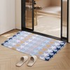 VECELO Front Door Mat Welcome Mat, Absorbent Muddy Kitchen Rugs, Non-Slip Rubber Backing Doormat - 4 of 4
