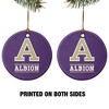 Albion College Primary Logo Porcelain Holiday Christmas Tree Ornament - 2 of 4