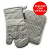 SharpChef Heat and Slip Resistant Silicone Oven Mitt and Pot Holder Set, Soft Cotton Lining, Waterproof, BPA-Free - 3 of 4