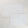 Diamond Trellis Boho Chic Textured Machine Washable Bath Rugs, Set of 2 by Blue Nile Mills - 2 of 4