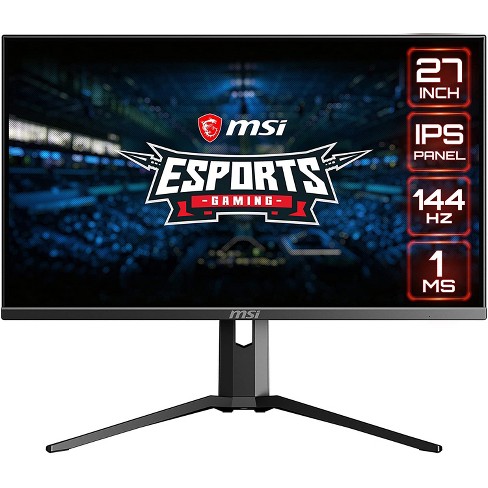 Msi Optix Mag273r 27 Inch Full Hd 1920 X 1080 1ms 120hz 16:9 Freesync  Widescreen Gaming Led Lcd Ips Monitor - Black : Target