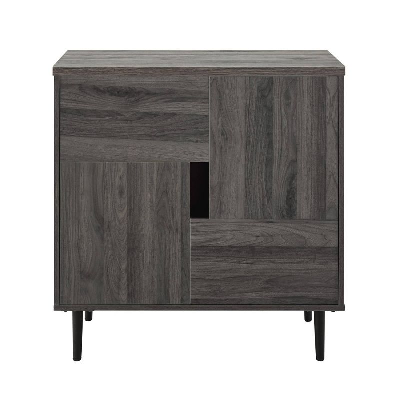 Modern Accent Cabinet with Color Pop Interior - Saracina Home, 6 of 13