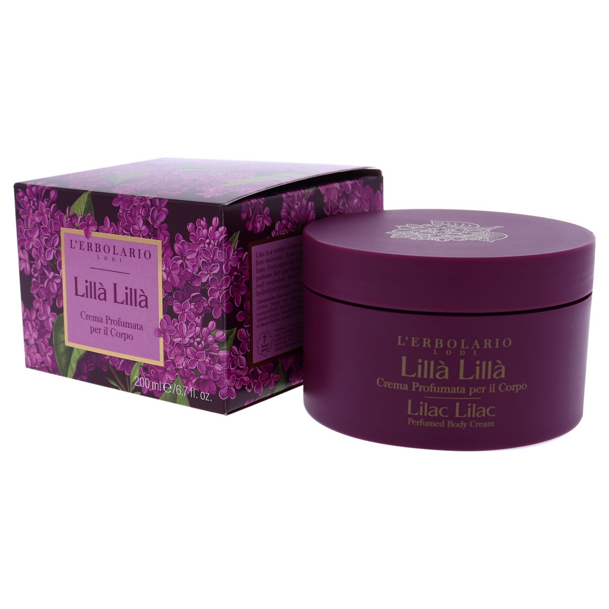Lilac Lilac Perfumed Body Cream by LErbolario for Women - 6.7 oz Body Cream - thumbnail 4