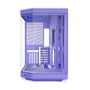 HYTE Y70 Mid-Tower ATX Gaming PC Desktop Case - Tempered Glass - Dual Chamber - High Airflow - Riser Cable - Taro Milk (Purple) - 1 of 4