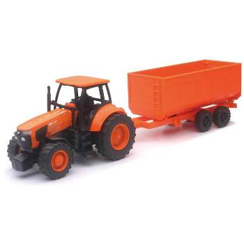 New Ray 1/32 Plastic Kubota M5-111 Tractor and Dump Trailer Set SS-05685A