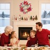 GAOMON 24 Inch Christmas Wreath with Lights, Pre-Lit Xmas Wreath with Christmas Decorations, Christmas Wreath - 2 of 4