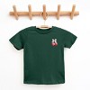 The Juniper Shop Coquette Strawberry Watercolor Youth Short Sleeve Tee - L - Forest - 2 of 2
