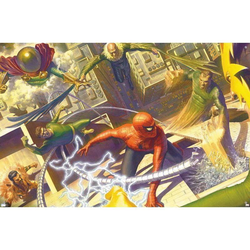 Trends International Marvel Comics - Spider-Man - Battle with Sinister Six Unframed Wall Poster Prints, 4 of 7
