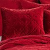 BH Caserta Velvet Red Quilt - Levtex Home - image 4 of 4