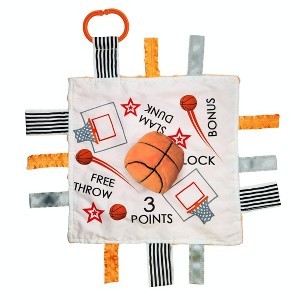 Baby Jack The Learning Lovey Basketball Sports Tag Toy Soother 10" x 10" - 1 of 4