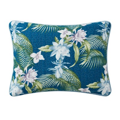 Coastal Breeze King-Size Reversible Cotton Quilt Set in Blue