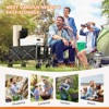 Collapsible Folding Wagon Cart with All-Terrain Wheels Heavy Duty Utility Cart for Camping and Shopping 330lbs Capacity - 4 of 4