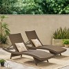 PAGED 2-Piece PE Wicker Woven Patio Chaise Lounge,Outdoor Lounge Chairs for Poolside,Backyard - 2 of 4
