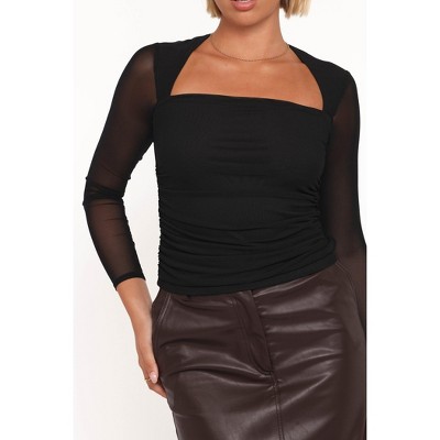 Cerys Mesh Top