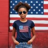 The Juniper Shop American Flag Smudged Youth Short Sleeve Tee - 4 of 4