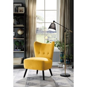 NicBex Accent Chair Modern Lounge Chair with Wood Legs Living Room Chair for Reading Room, Bedroom, Living Room - 1 of 4