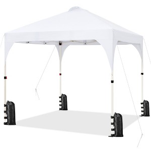 Yaheetech 6FT Portable Canopy Tent with Roller Bag & Sandbags & Guy Lines & Ground Stakes - 1 of 4