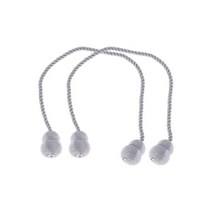 Unique Bargains Gourd Magnetic Buckle Curtain Strap Polyester Magnet 2 Pcs - 1 of 4