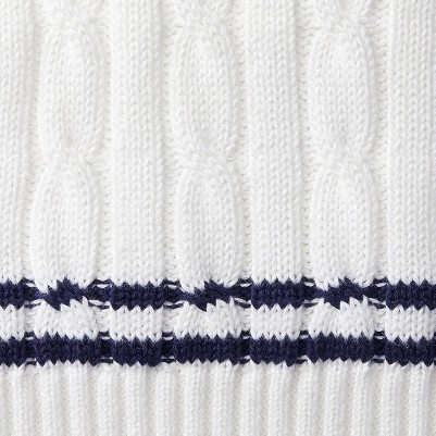 white & navy