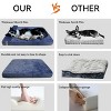 Artloge Luxury Pet Bed High-end Dutch Velvet Dog Bed Noble Pet Dog Cat Sofa Upholstered Cat Couch  with Washable Cover & Carved Headboard - 3 of 4