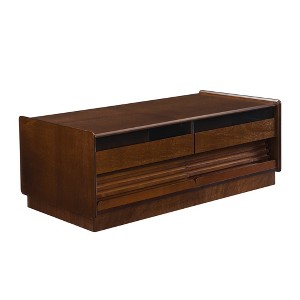 Dexmalle 47.2"Rectangle Coffee Table with 4 Drawers and 2 Display Shelves - 1 of 4