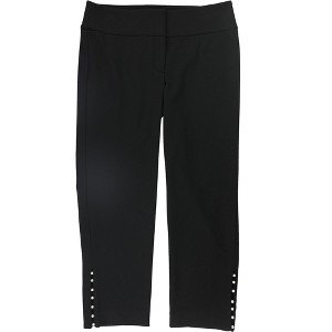 Alfani Womens Pear Trim Casual Cropped Pants - 1 of 2
