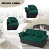 NicBex Queen Size Convertible Sofa Bed Loveseat Couch with Thicked Cushions & Side Storage,Color Blocking Sleeper Sofa for Living Room,Bedroom - 4 of 4