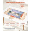 VEVOR 1000 Piece Rotating Puzzle Board with 5 Drawers and Cover, 29x21 in Portable Wooden Table, Jigsaw Puzzle Accessories for Adults,  Beige - 3 of 4