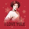 Men's Star Wars: Empire Strikes Back Christmas Leia Love Yule Pull Over Hoodie - image 2 of 4