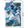 Trends International NFL Carolina Panthers - Derrick Brown 24 Framed Wall Poster Prints - 3 of 4