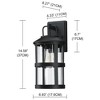 Industrial Matte Black Metal Wall Sconce (2-Pack) - 4 of 4
