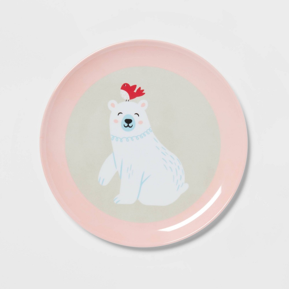 10" Melamine Bear Dinner Plate - Wondershop