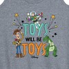 Women's - Disney - Toys Will Be Toys Graphic Racerback Tank - 2 of 4