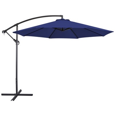 Yaheetech 10 Ft Patio Umbrella with Crank & Cross Base
