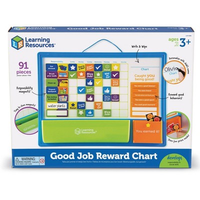 The Peanutshell Toddler Chore Chart, Reward Chart For Kid - 58 Pieces :  Target