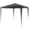 vidaXL Partytent - Durable Outdoor Canopy, Water-Resistant PE Material, Rust-Resistant Steel Frame, Anthracite 9.8'x9.8' Garden Gazebo - 2 of 4