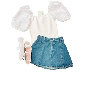 Women's A Fate All Yours Puff Sleeve Top - ee:some - 1 of 2