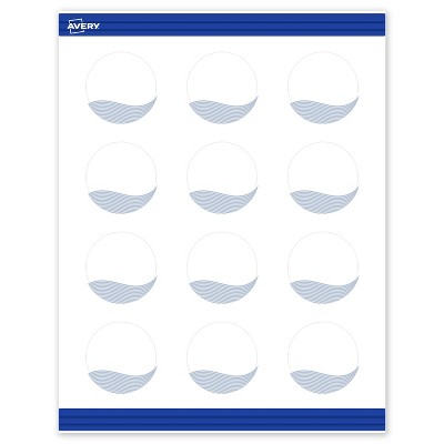 Avery Round Business Cards, Colorful Design, 2" Diameter, 120 Total
