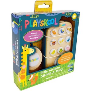 Playskool Little Wonders Gimme-A-Ring - Toy Phone - Leave Phone Messages for Baby - Ages 6 Month+ - 1 of 1
