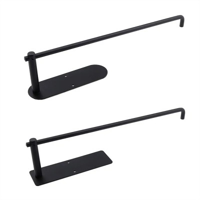 Dracelo Wall mounted towel rack sticky paper towel rack for kitchen and bathroom cabinets