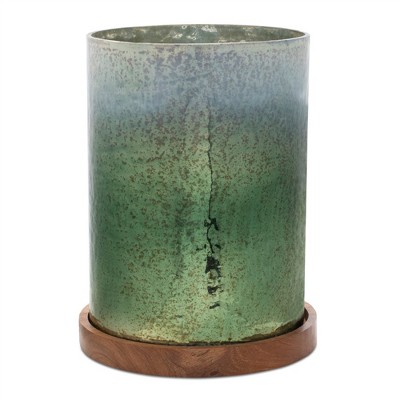 Melrose Mercury Glass Candle Holder 8.5"H