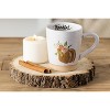Transpac Floral Pumpkin Ceramic Mug 17oz Thankful Drinkware for Fall Harvest Cozy Autumn Moments Dishwasher Microwave Safe - 4 of 4