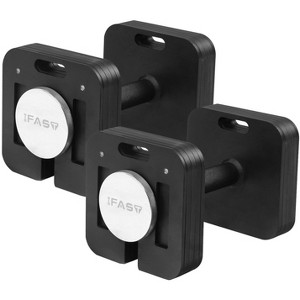 Dexmalle Two 50LBS square Dumbbells 9 in 1 Free Weights for Multi weight Options Quick-Lock Adjustable Dumbbell set - 1 of 4