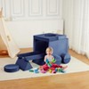 Jojoka 14-Piece Modular Kids Sofa Set, Soft Velvet Play Sofa for Children, Creative Play Furniture for Playroom - 3 of 4