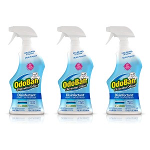 OdoBan Ready-to-Use Disinfectant and Odor Eliminator, 32 Ounce Spray Bottle, Fresh Linen Scent - 1 of 4