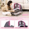 Safstar 4-in-1 Convertible Portable Baby Playard Newborn Napper w/ Music & Toys Rose - 3 of 4